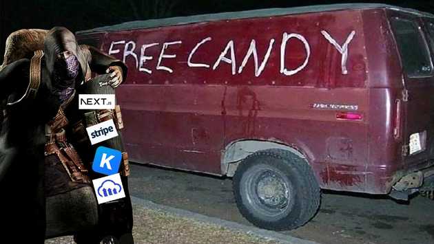 La van de los caramelos gratis